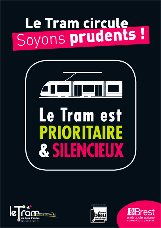 Communication tramway Brest